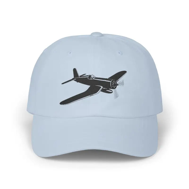 F4U Bent Wing Warbird Fighter of the Pacific- Black - Hats - Pilot gifts - WWII warbird t-shirt