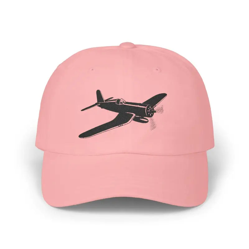 F4U Bent Wing Warbird Fighter of the Pacific- Black - Hats - Pilot gifts - WWII warbird t-shirt