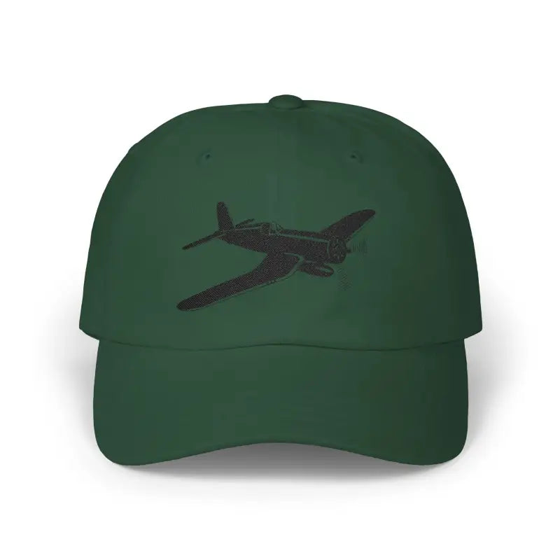 F4U Bent Wing Warbird Fighter of the Pacific- Black - Hats - Pilot gifts - WWII warbird t-shirt