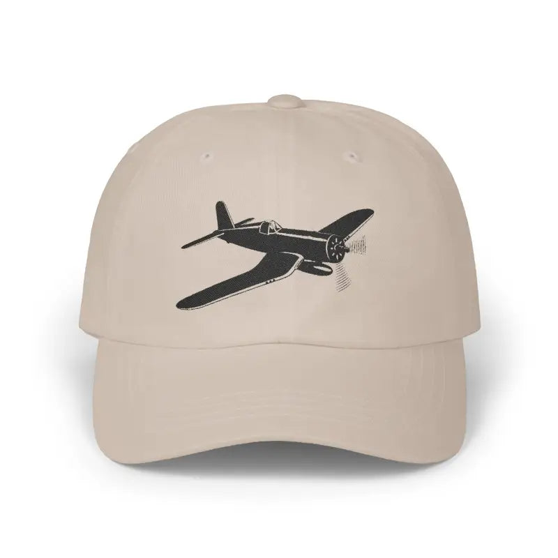 F4U Bent Wing Warbird Fighter of the Pacific- Black - Hats - Pilot gifts - WWII warbird t-shirt