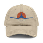 F4U Corsair Distressed Hat (Embroidery) - Hats - Pilot gifts - WWII warbird t-shirt