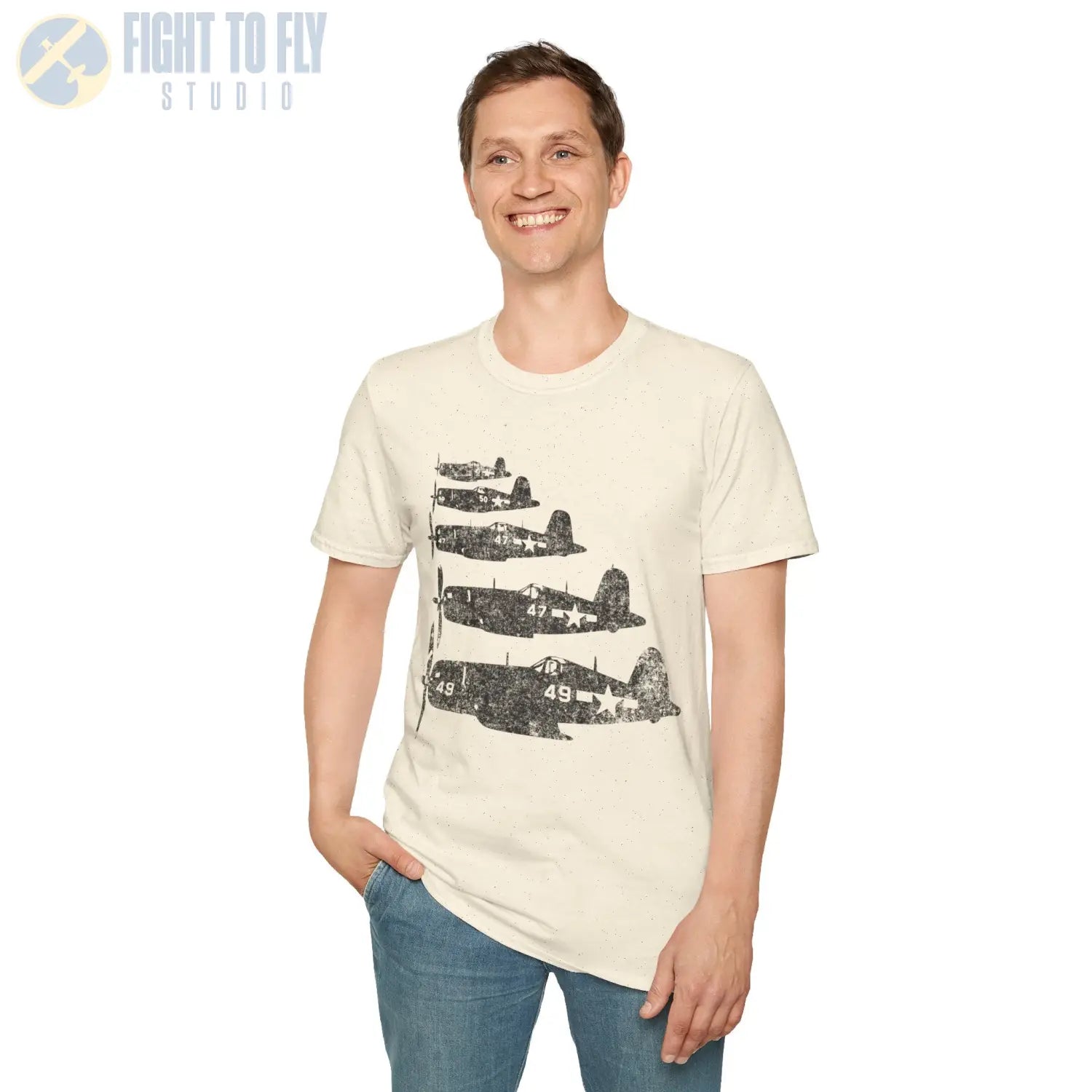 F4U Corsair “Element Flight” WWII T-Shirt - Pilot gifts - warbird t-shirt