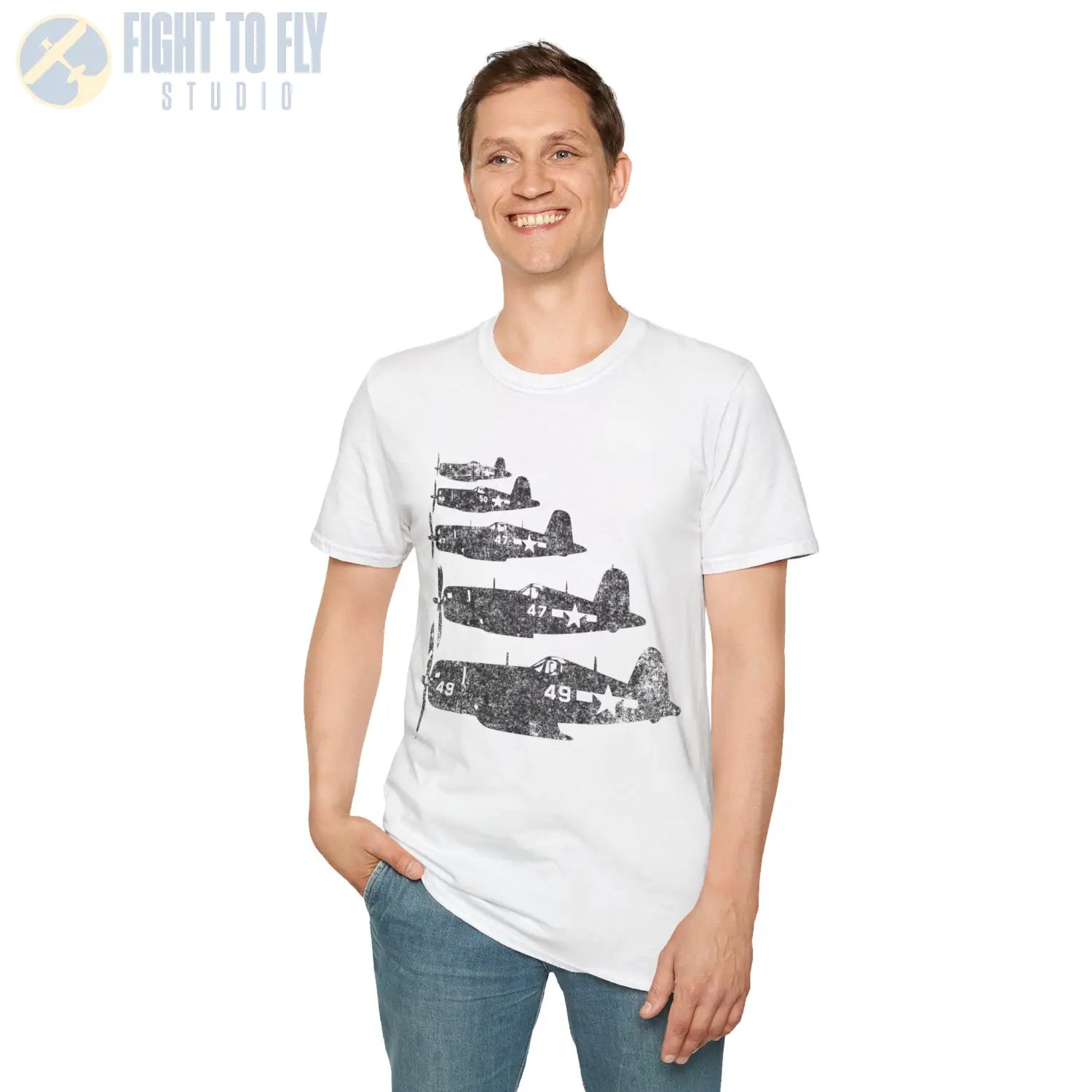 F4U Corsair “Element Flight” WWII T-Shirt - Pilot gifts - warbird t-shirt