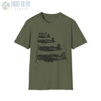 F4U Corsair “Element Flight” WWII T-Shirt - Pilot gifts - warbird t-shirt
