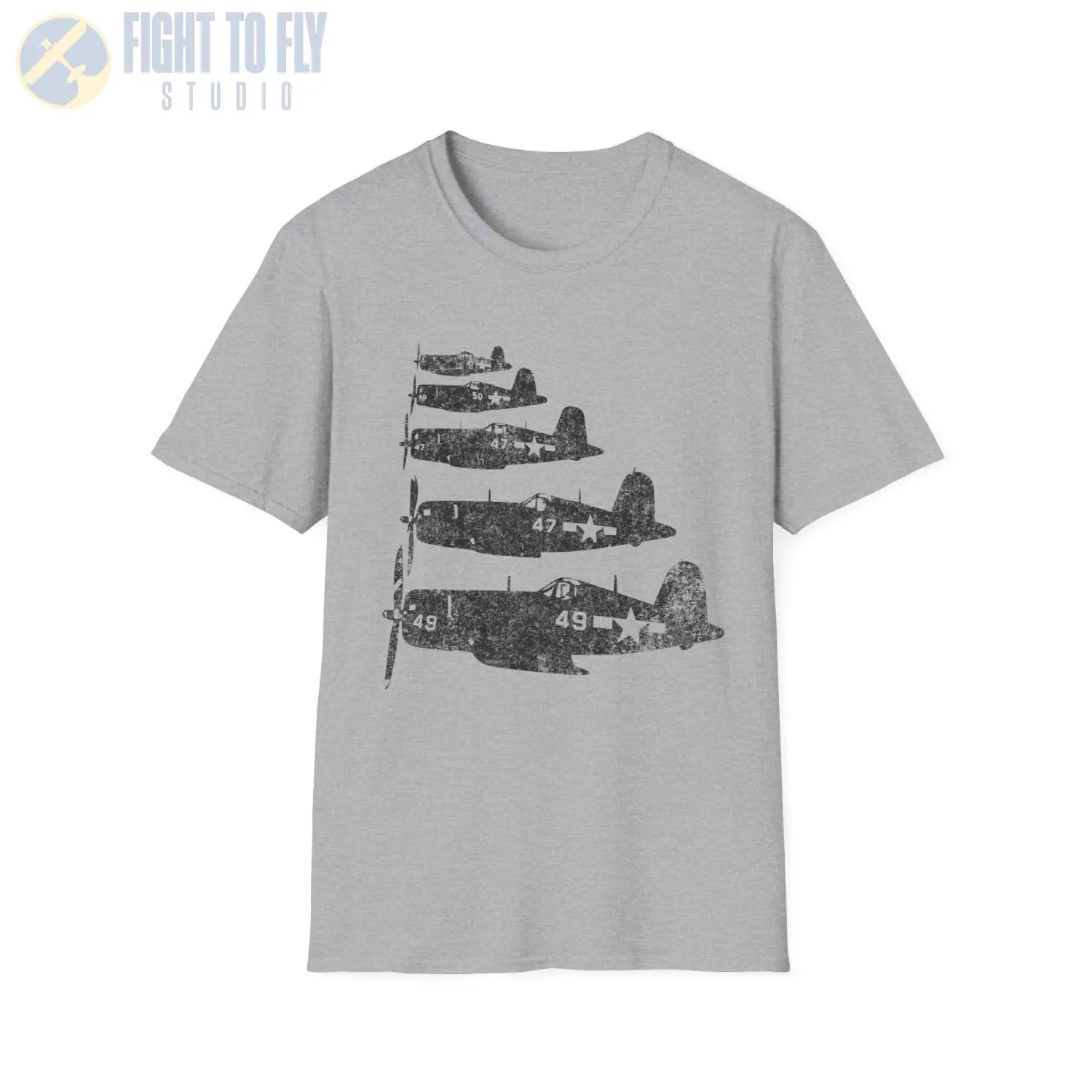 F4U Corsair “Element Flight” WWII T-Shirt - Pilot gifts - warbird t-shirt