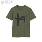 F4U Corsair “Four in Formation” WWII T-Shirt - Pilot gifts - warbird t-shirt