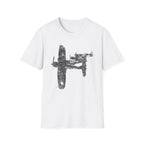 F4U Corsair “Four in Formation” WWII T-Shirt - Pilot gifts - warbird t-shirt