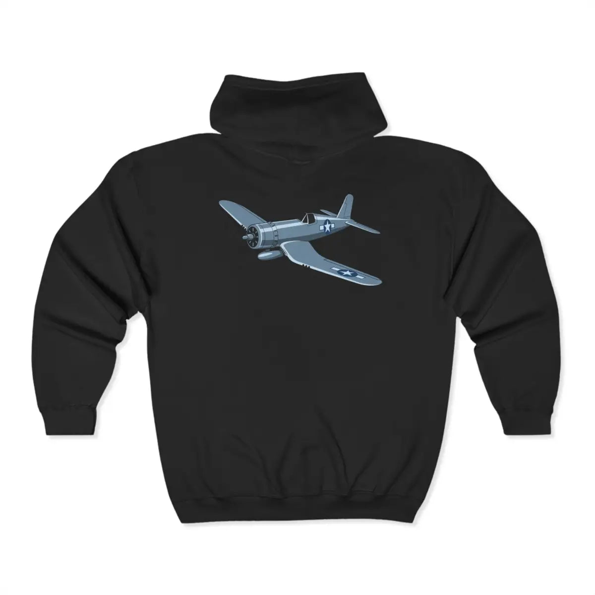 F4U Corsair Full Zip Hoodie - Gifts for pilots - Aviation apparel