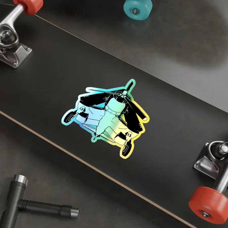 F4U Corsair - Holographic Die-Cut Stickers - Paper products - Pilot gifts - WWII warbird t-shirt