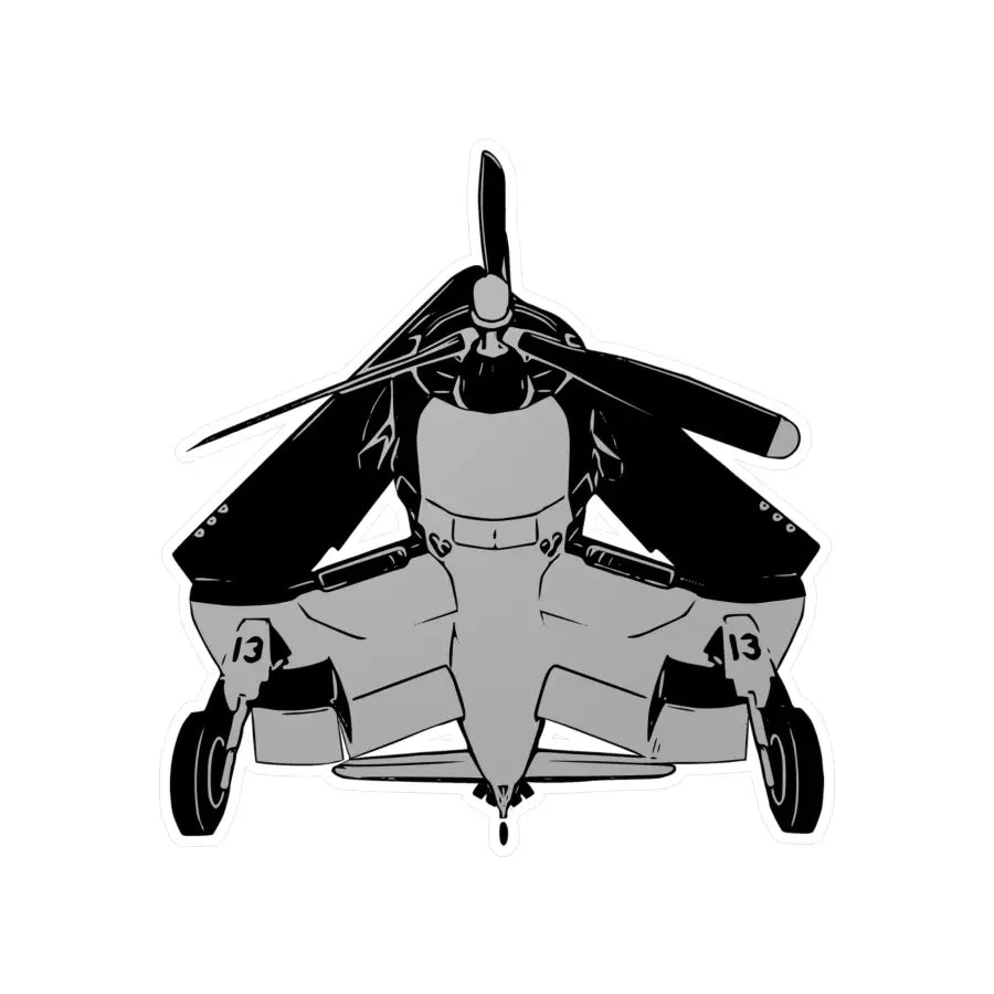 F4U Corsair Kiss-Cut Vinyl Decal - Paper products - Pilot gifts - WWII warbird t-shirt