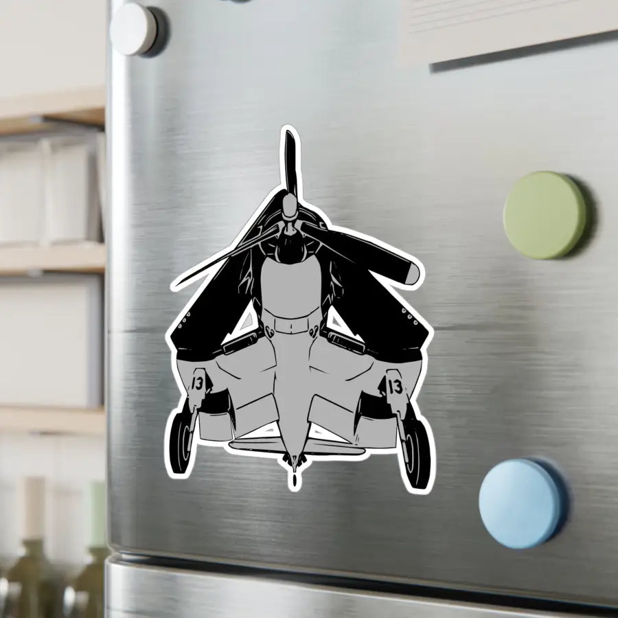 F4U Corsair Kiss-Cut Vinyl Decal - Paper products - Pilot gifts - WWII warbird t-shirt