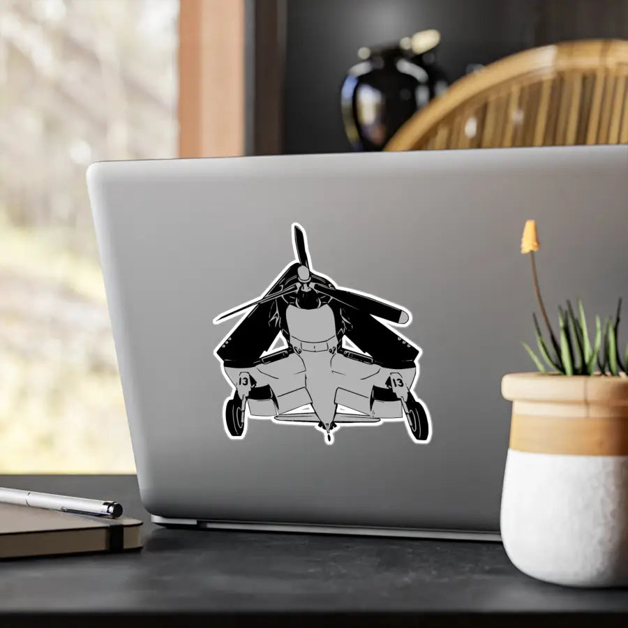 F4U Corsair Kiss-Cut Vinyl Decal - Paper products - Gifts for pilots - Aviation apparel