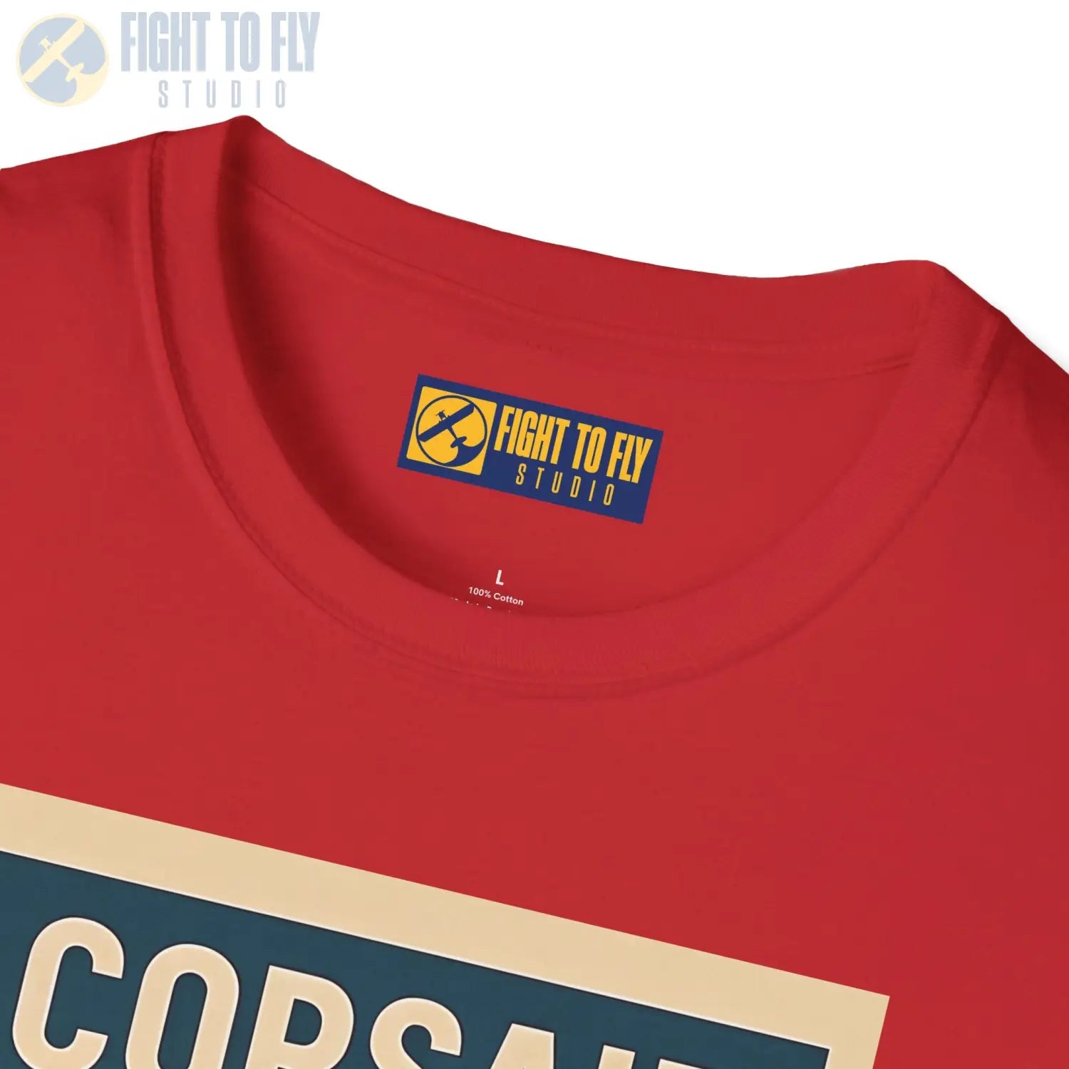 F4U Corsair Premium Full Graphic T-Shirt - Pilot gifts - WWII warbird t-shirt