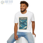 F4U Corsair Premium Full Graphic T-Shirt - Pilot gifts - WWII warbird t-shirt