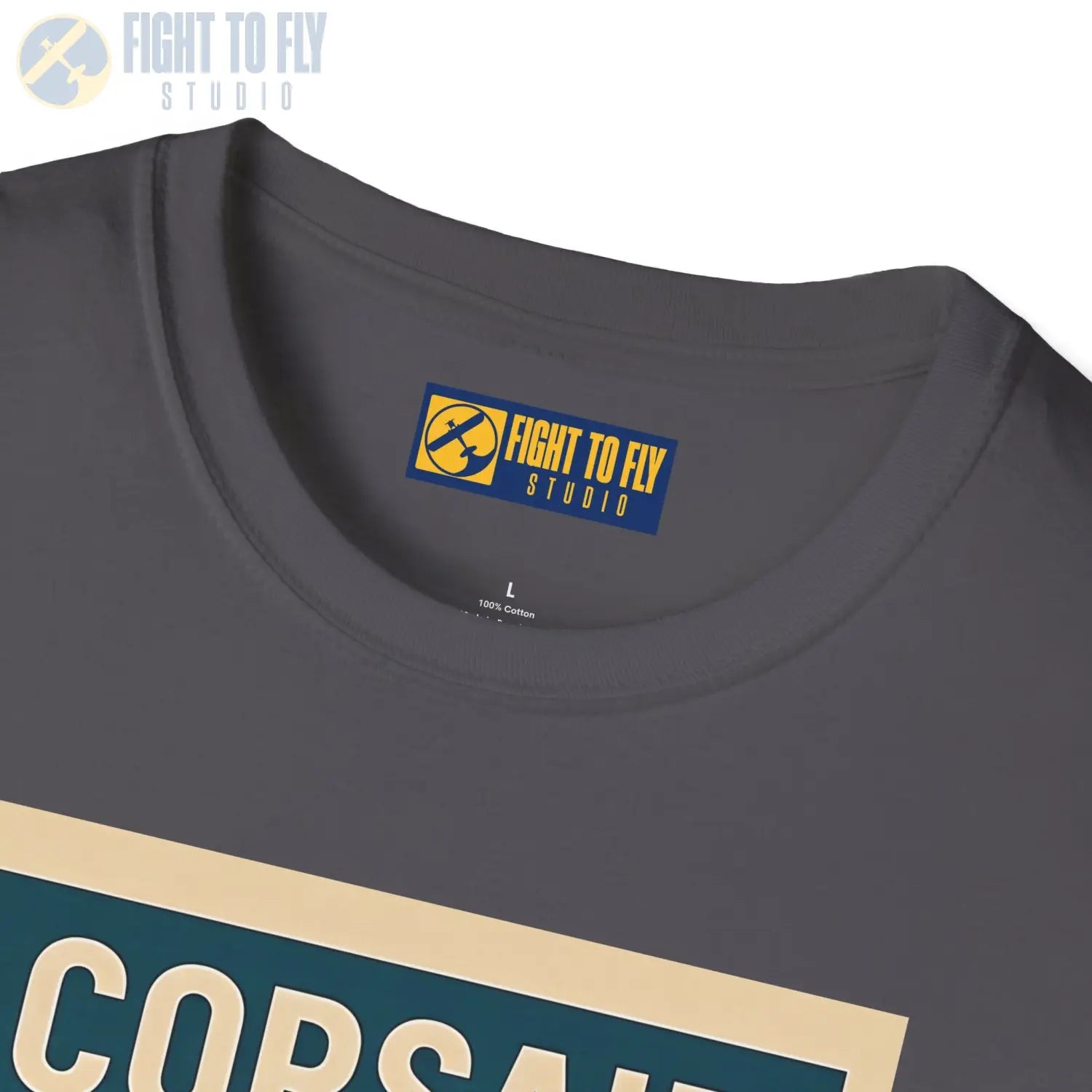 F4U Corsair Premium Full Graphic T Shirt Pilot gifts WWII warbird t shirt
