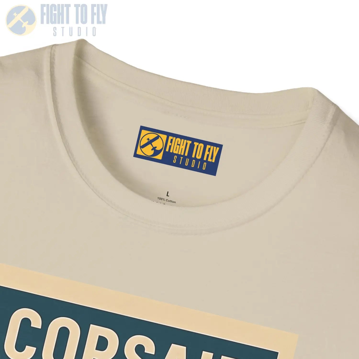 F4U Corsair Premium Full Graphic T-Shirt - Pilot gifts - WWII warbird t-shirt