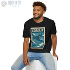 F4U Corsair Premium Full Graphic T-Shirt - Pilot gifts - WWII warbird t-shirt