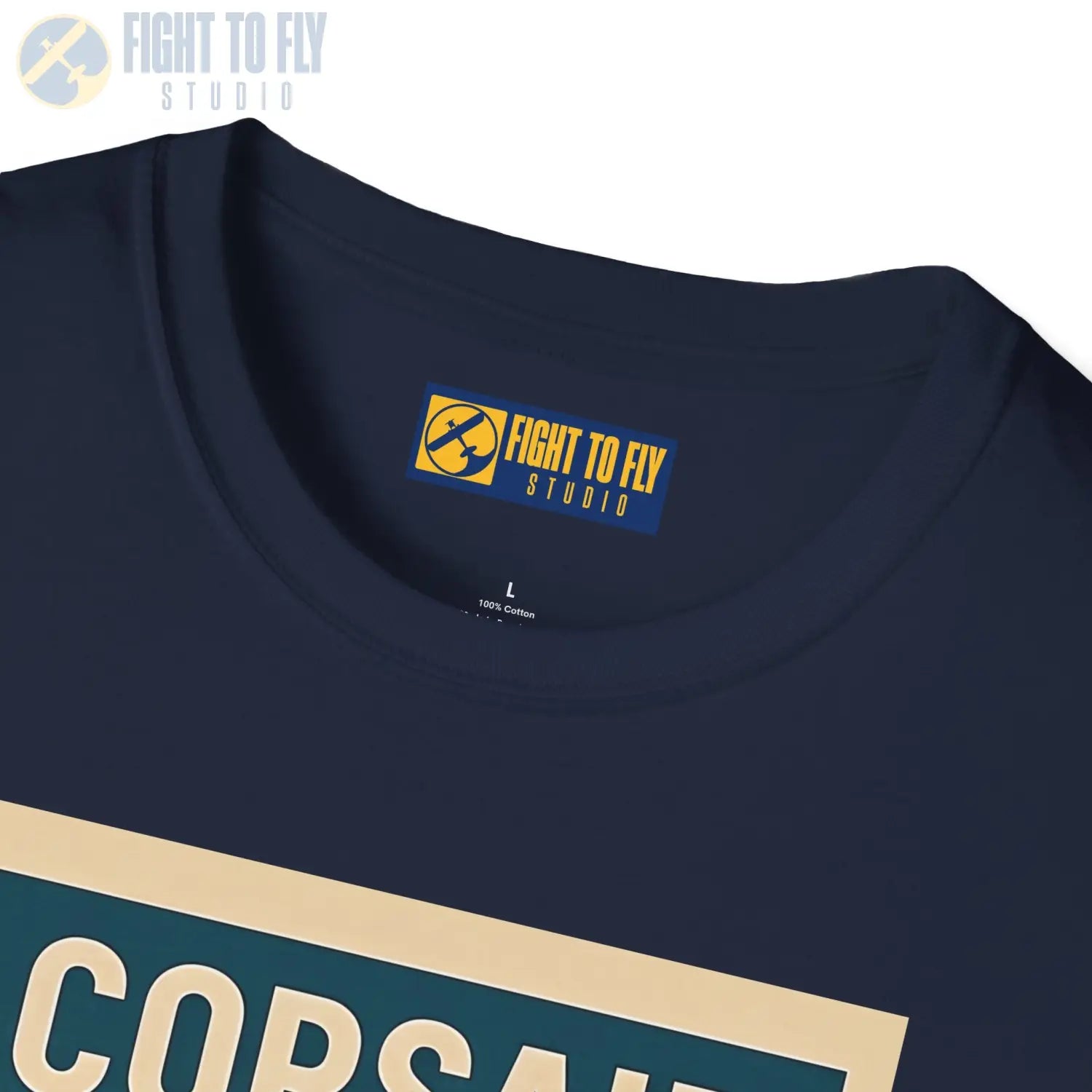 F4U Corsair Premium Full Graphic T Shirt Pilot gifts WWII warbird t shirt