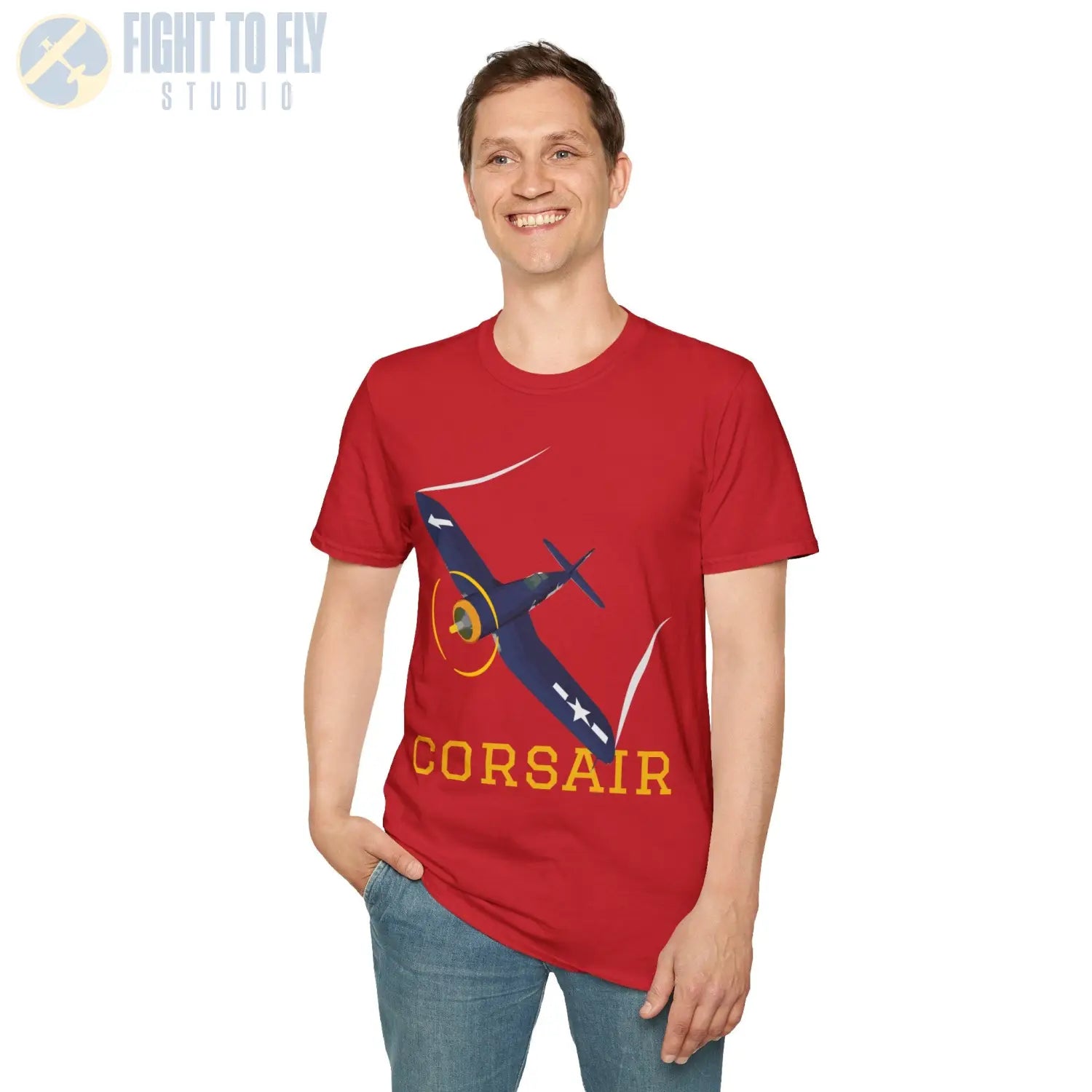 F4U Corsair Premium T-Shirt - Pilot gifts - WWII warbird t-shirt