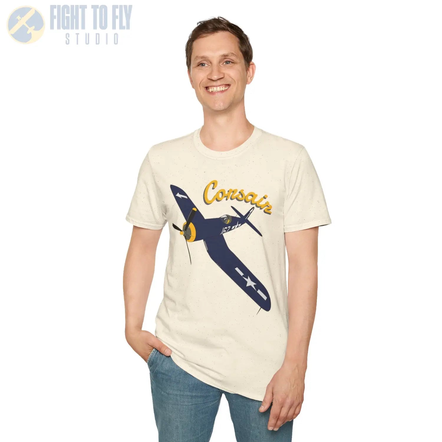 F4U Corsair Premium T-Shirt - Pilot gifts - WWII warbird t-shirt
