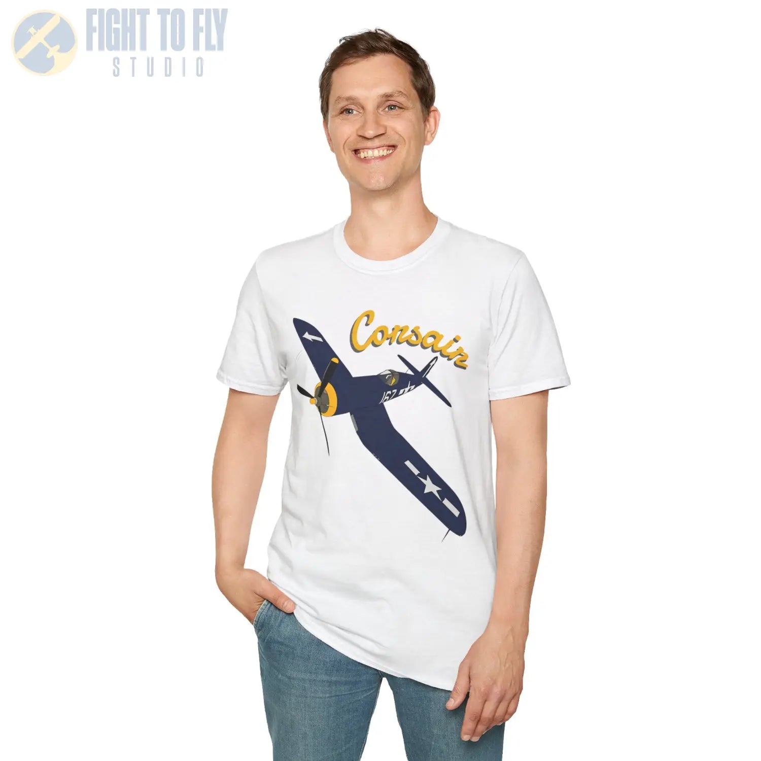 F4U Corsair Premium T-Shirt - Pilot gifts - WWII warbird t-shirt