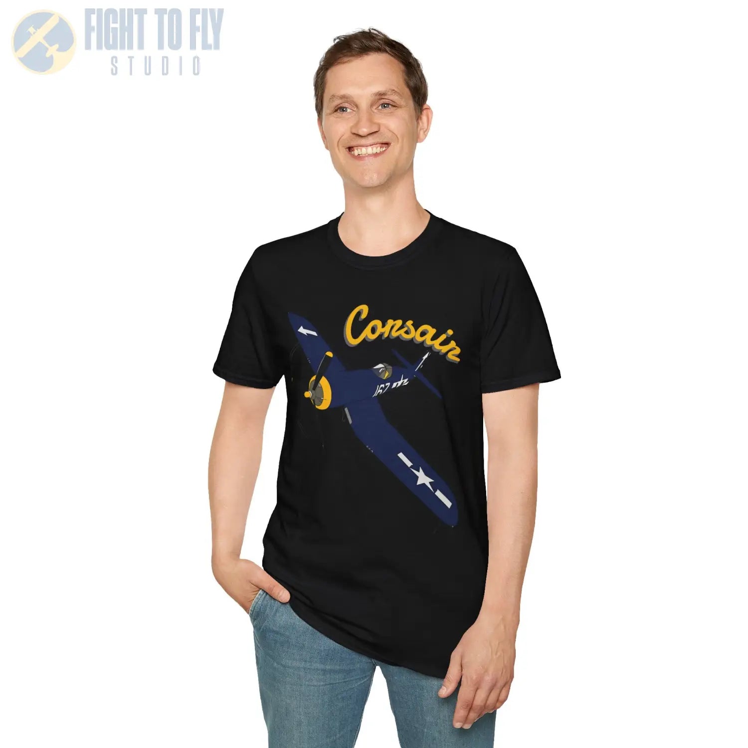 F4U Corsair Premium T-Shirt - Pilot gifts - WWII warbird t-shirt