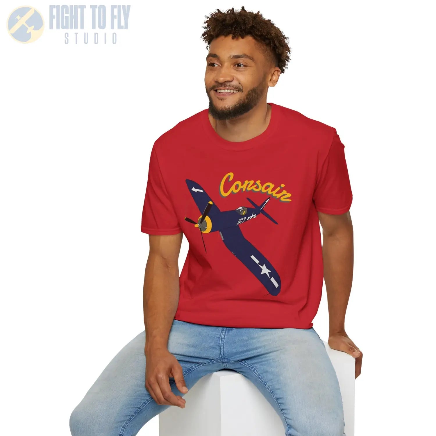 F4U Corsair Premium T-Shirt - Pilot gifts - WWII warbird t-shirt