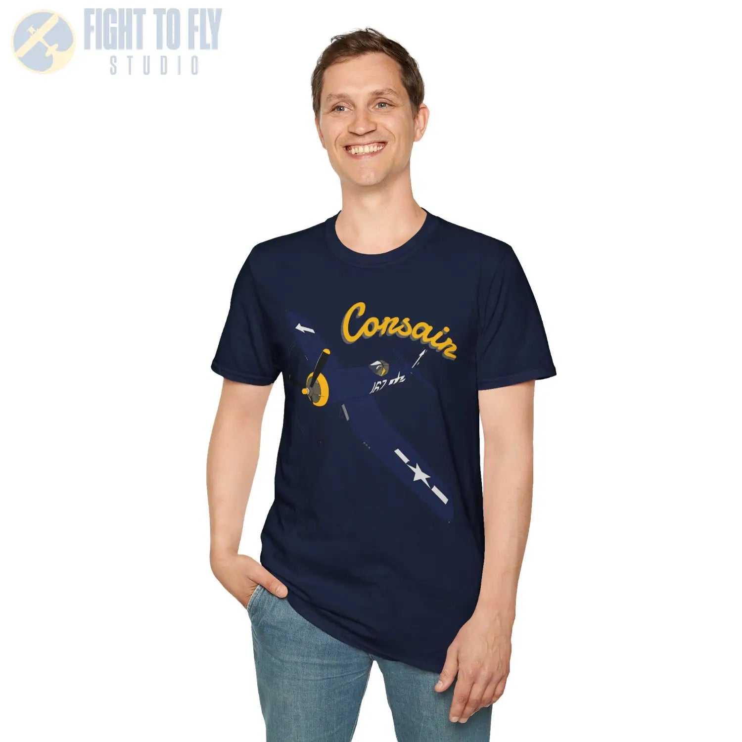 F4U Corsair Premium T-Shirt - Pilot gifts - WWII warbird t-shirt