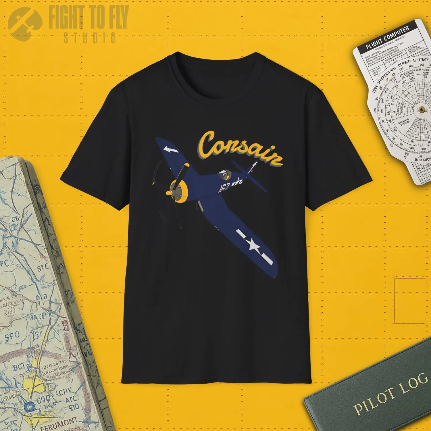 F4U Corsair Premium T-Shirt - Pilot gifts - WWII warbird t-shirt