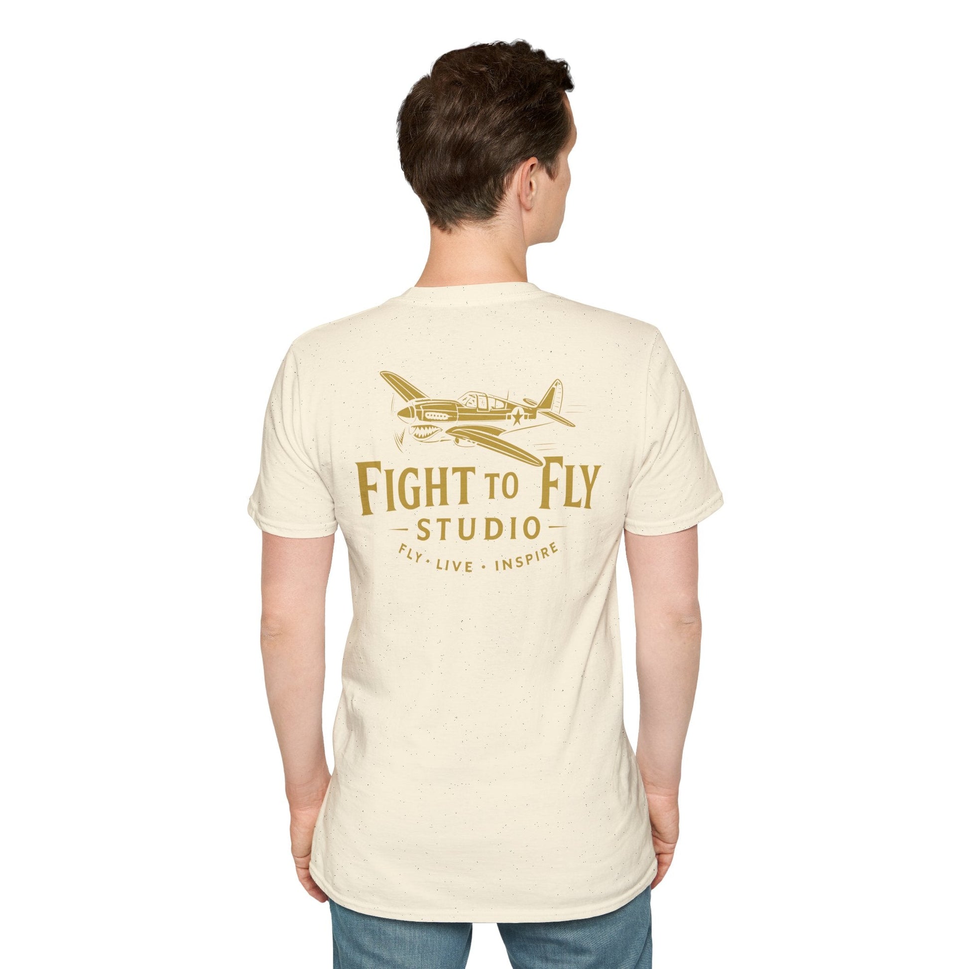 F4U Corsair Premium T Shirt – WWII Fighter in Full Color Detail Pilot gifts warbird t shirt