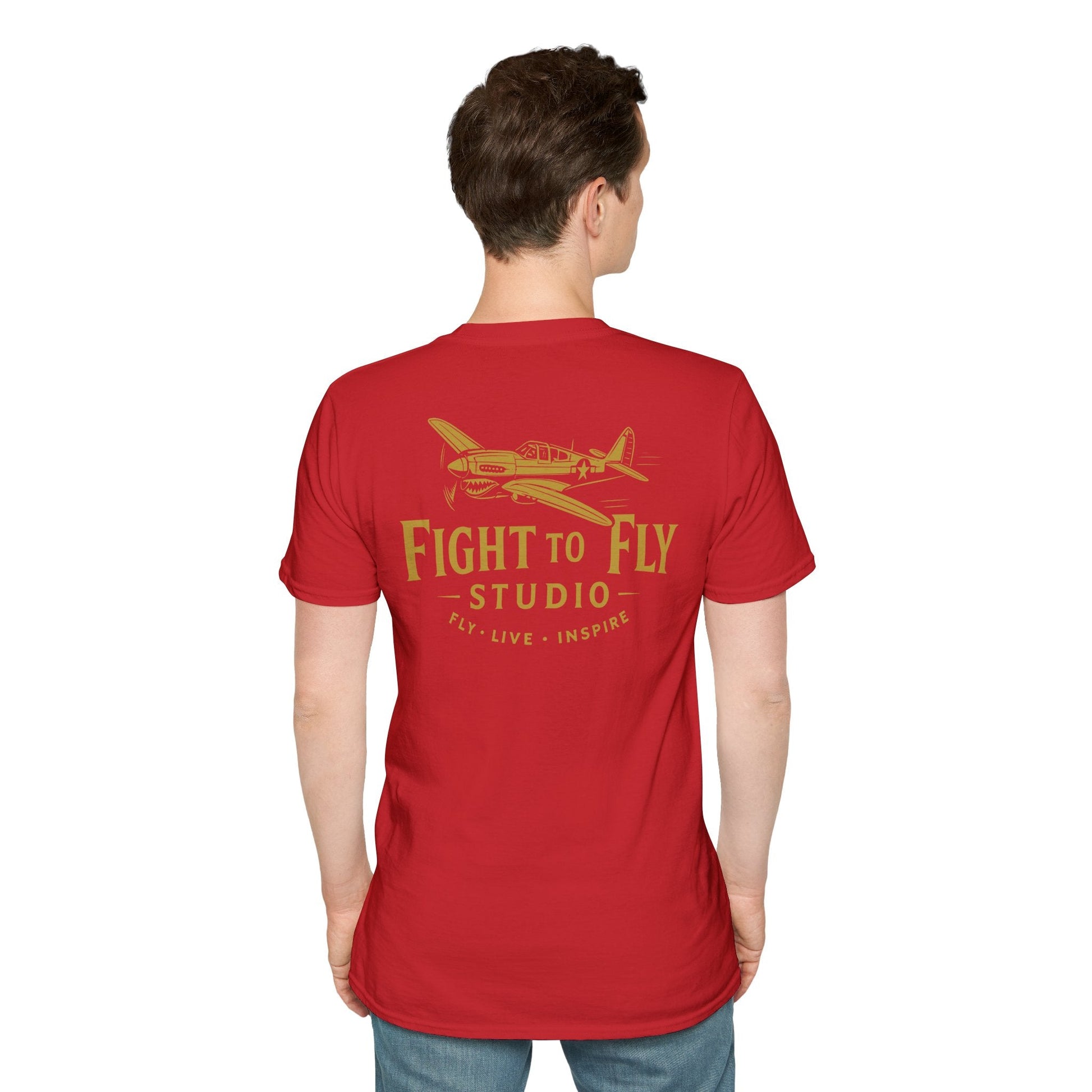 F4U Corsair Premium T Shirt – WWII Fighter in Full Color Detail Pilot gifts warbird t shirt