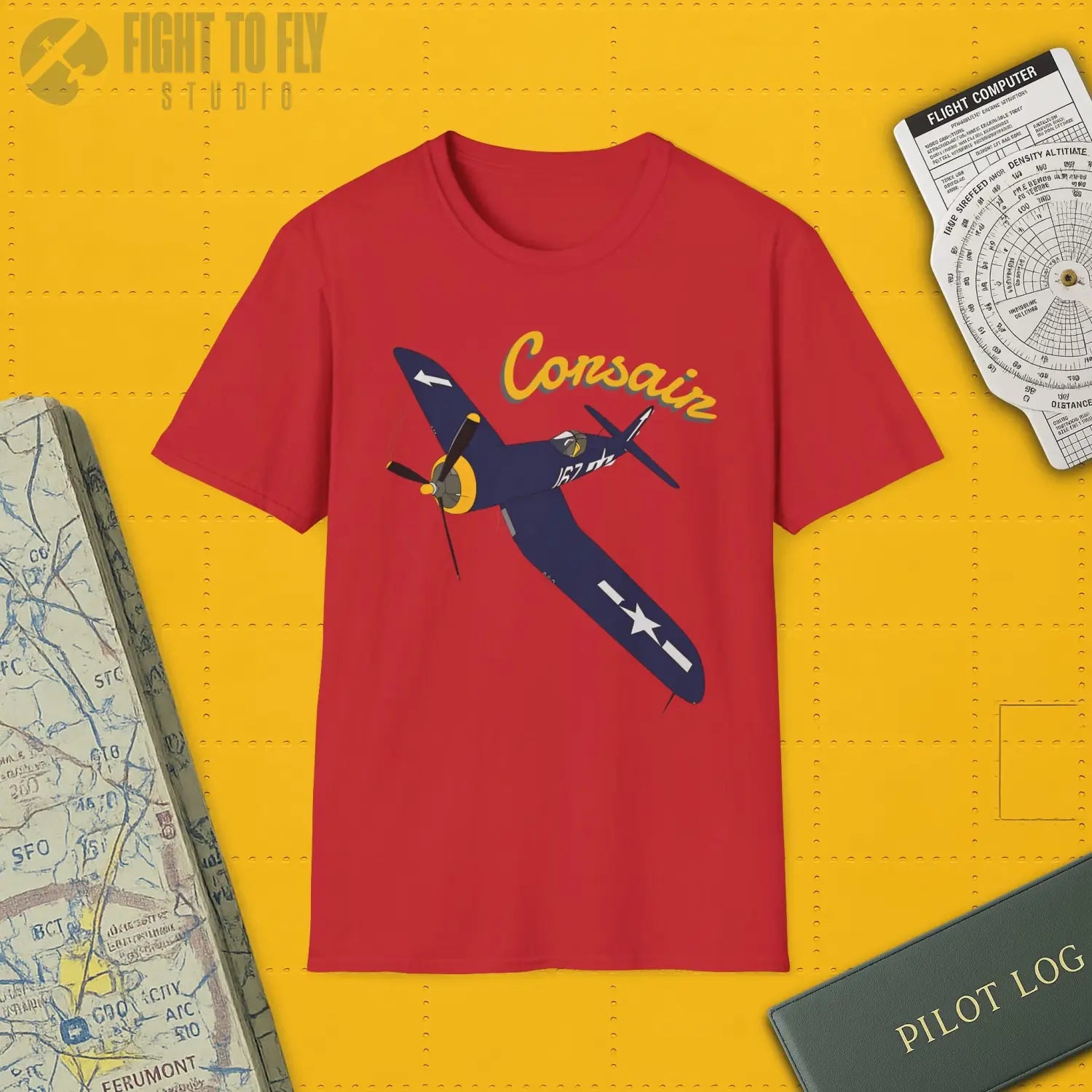 F4U Corsair Premium T-Shirt - Pilot gifts - WWII warbird t-shirt
