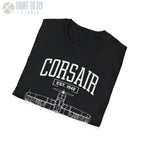 F4U Corsair - T-Shirt - Pilot gifts - WWII warbird t-shirt