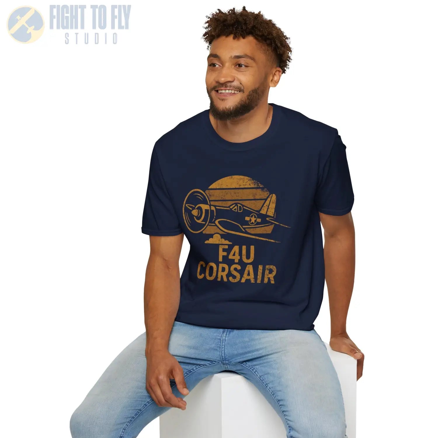 F4U Corsair “Retro Heritage” WWII T-Shirt - Pilot gifts - warbird t-shirt