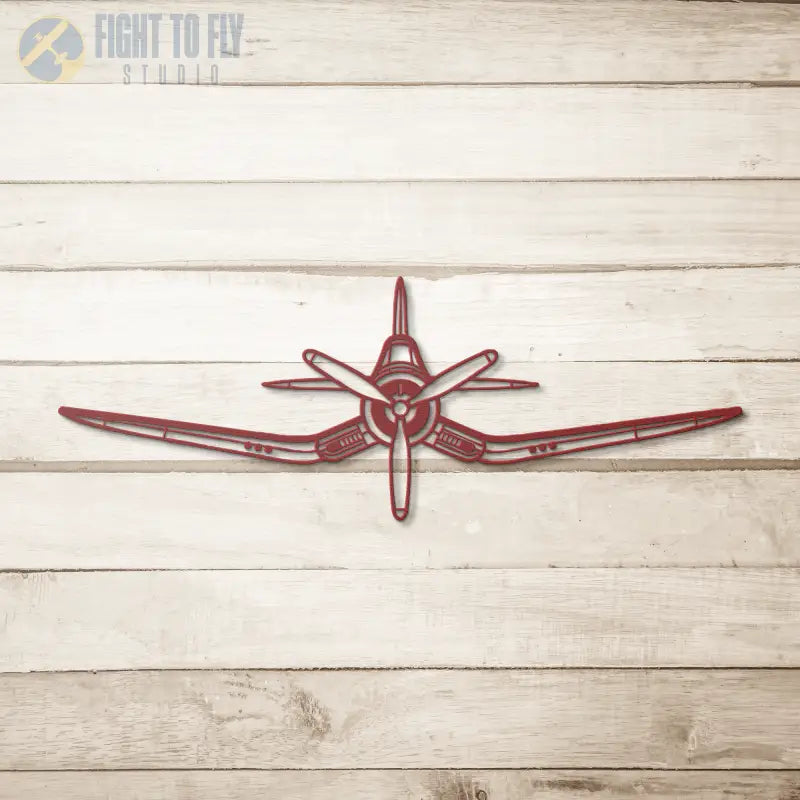 F4U - FG-2D Die Cut Metal Wall Art - Sign - Pilot gifts - WWII warbird t-shirt