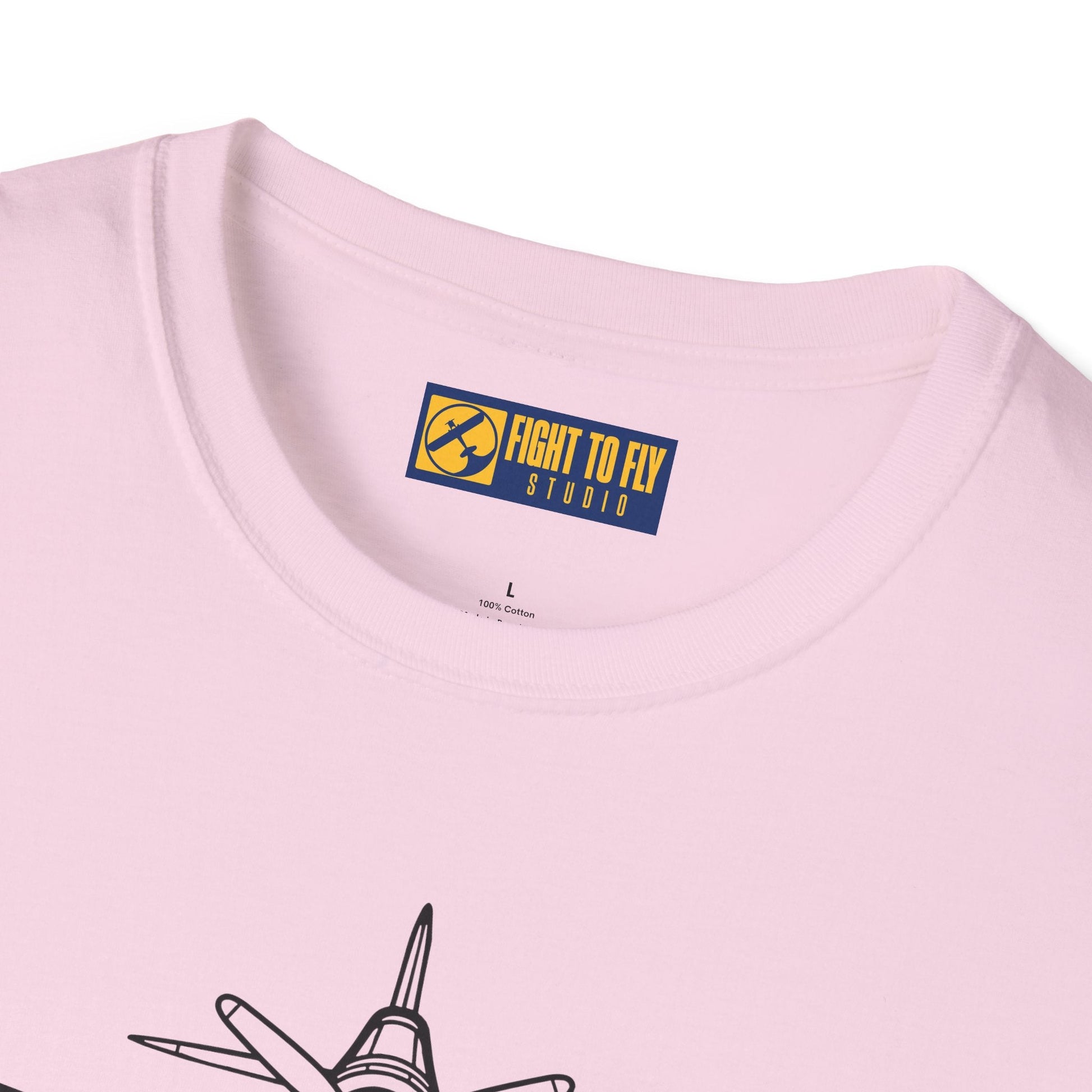 F4U Front View T-Shirt – Corsair Warbird Head-On Aviation Tee - Pilot gifts - WWII warbird t-shirt