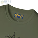 F4U Corsair Front View T-Shirt - Pilot gifts - WWII warbird t-shirt