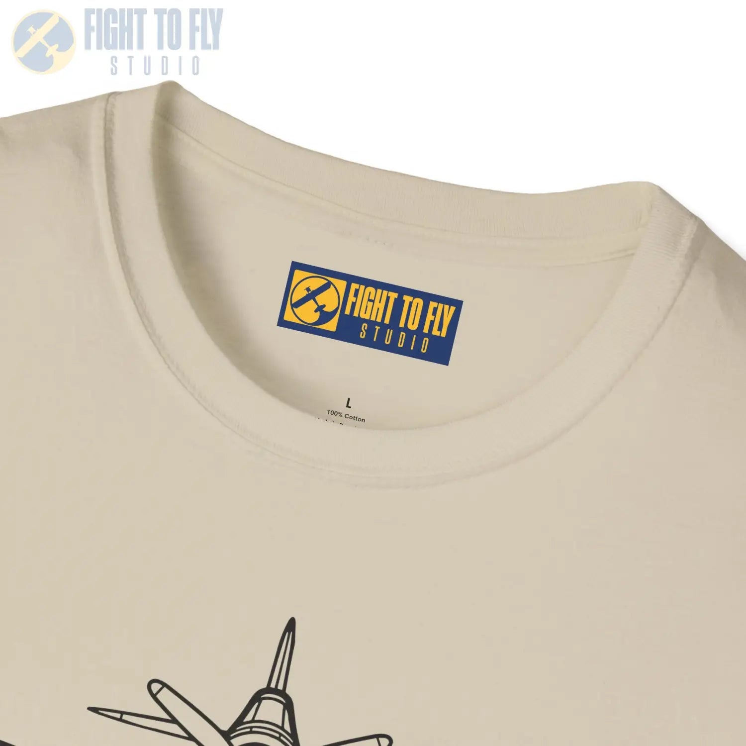 F4U Corsair Front View T-Shirt - Pilot gifts - WWII warbird t-shirt