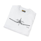 F4U Corsair Front View T-Shirt - Pilot gifts - WWII warbird t-shirt