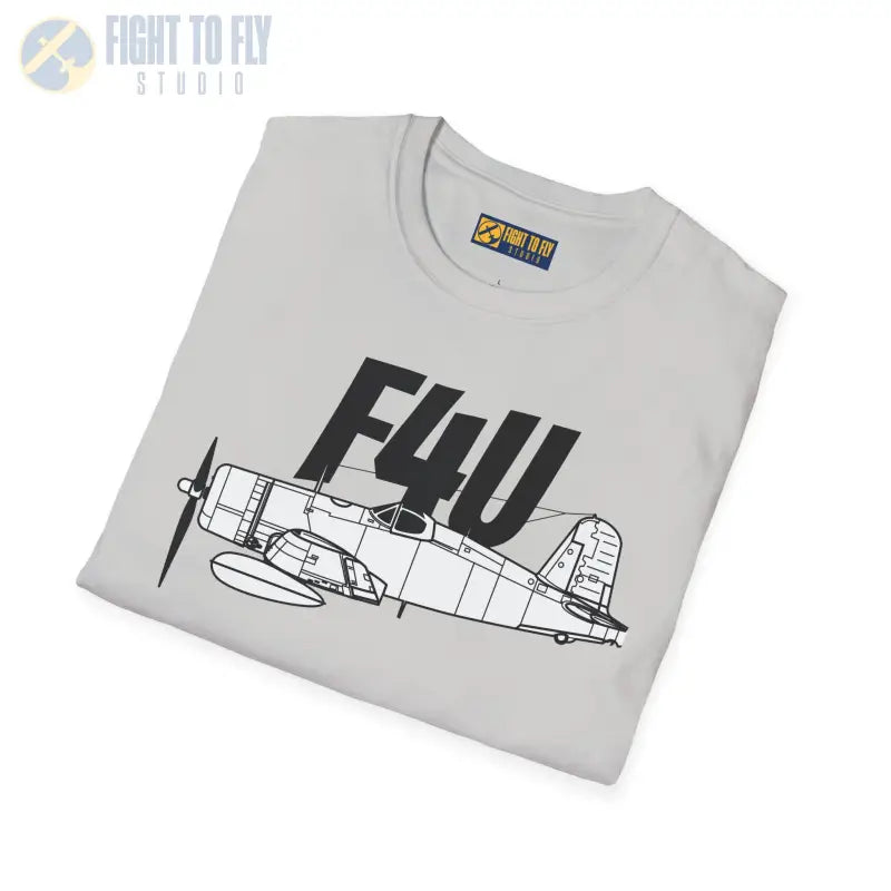F4U Corsair Side Profile T-Shirt - Pilot gifts - WWII warbird t-shirt
