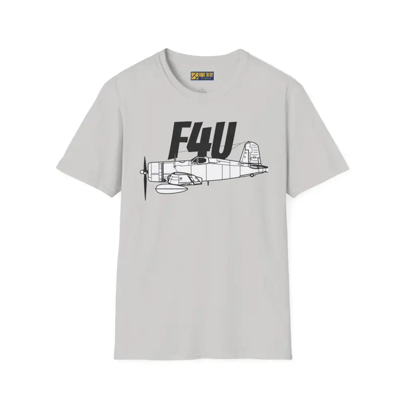 F4U Corsair Side Profile T-Shirt - Pilot gifts - WWII warbird t-shirt