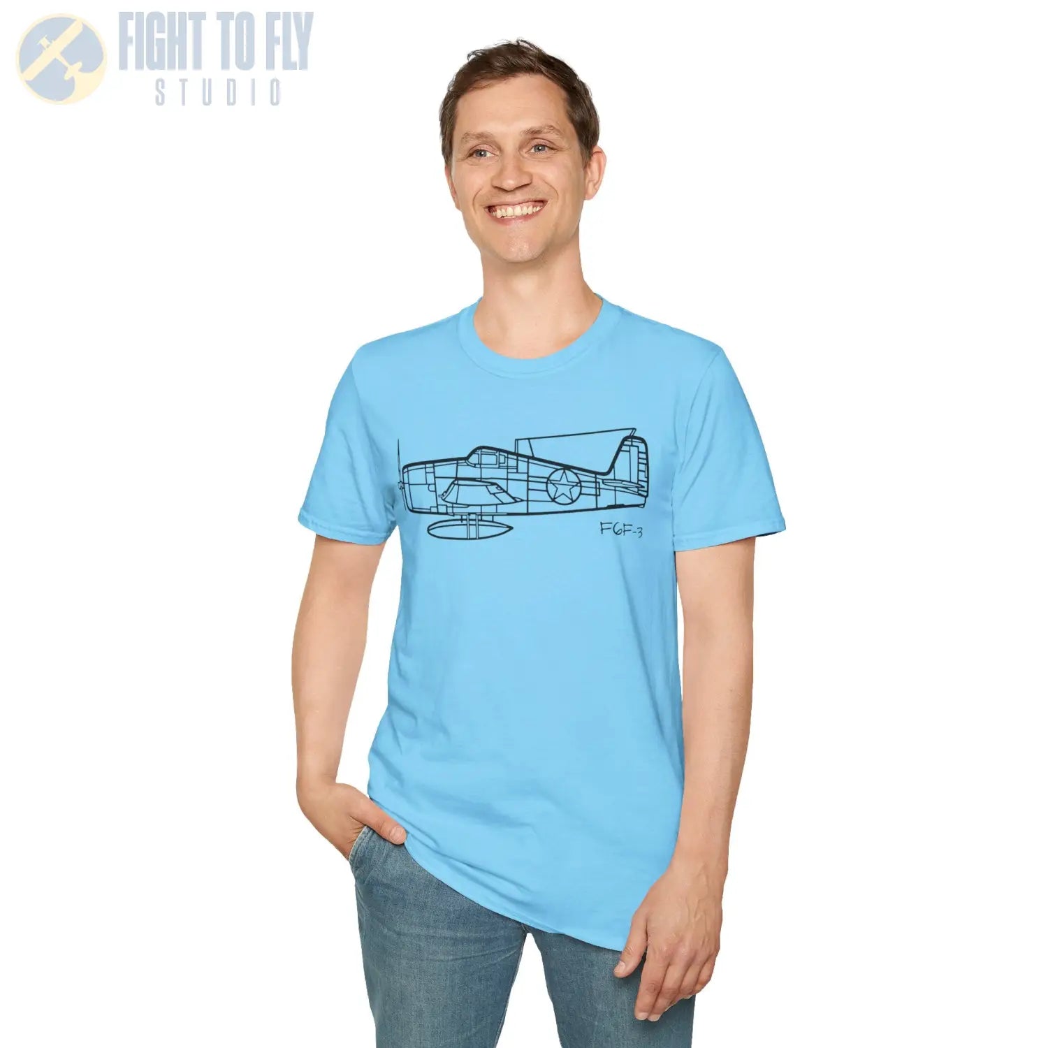 F6F-3 Hellcat T-Shirt - Pilot gifts - WWII warbird t-shirt