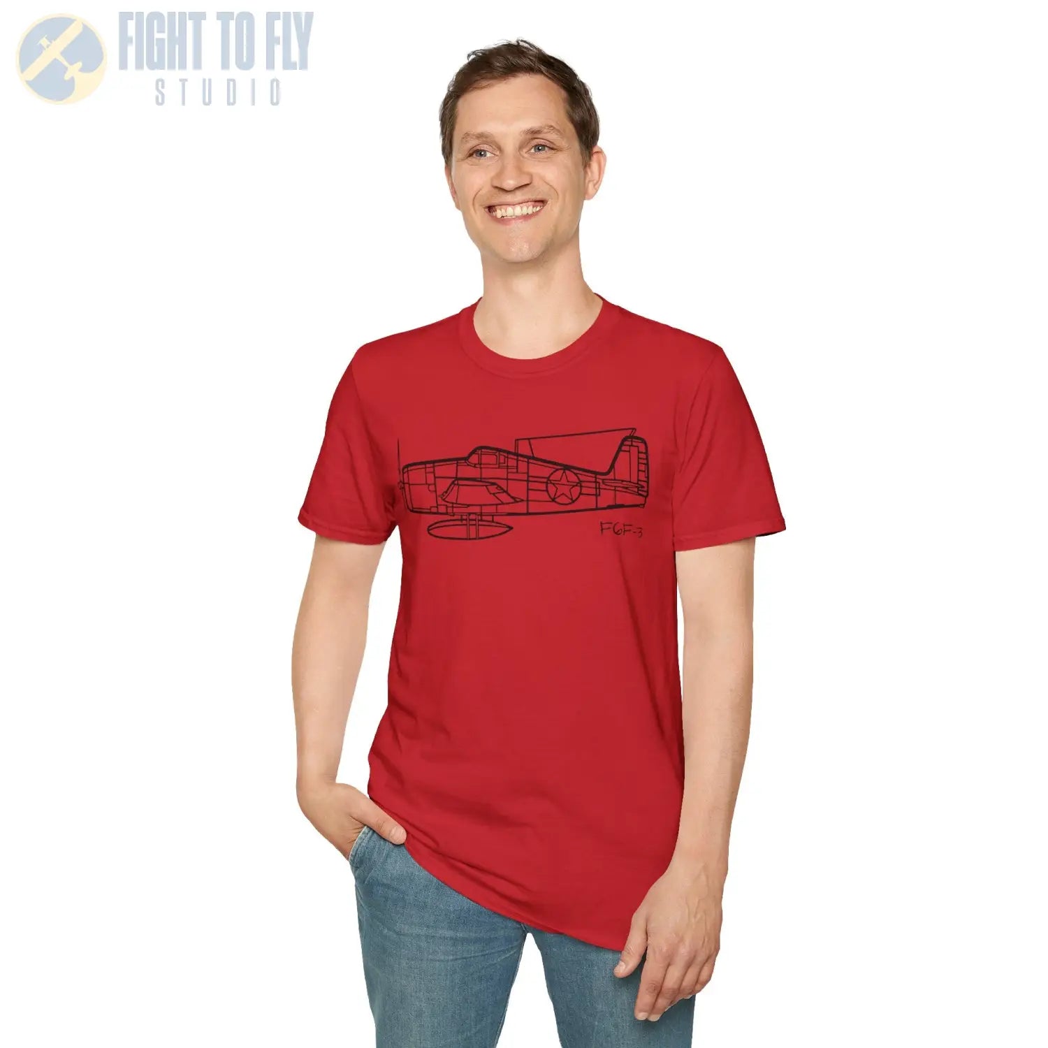 F6F-3 Hellcat T-Shirt - Pilot gifts - WWII warbird t-shirt