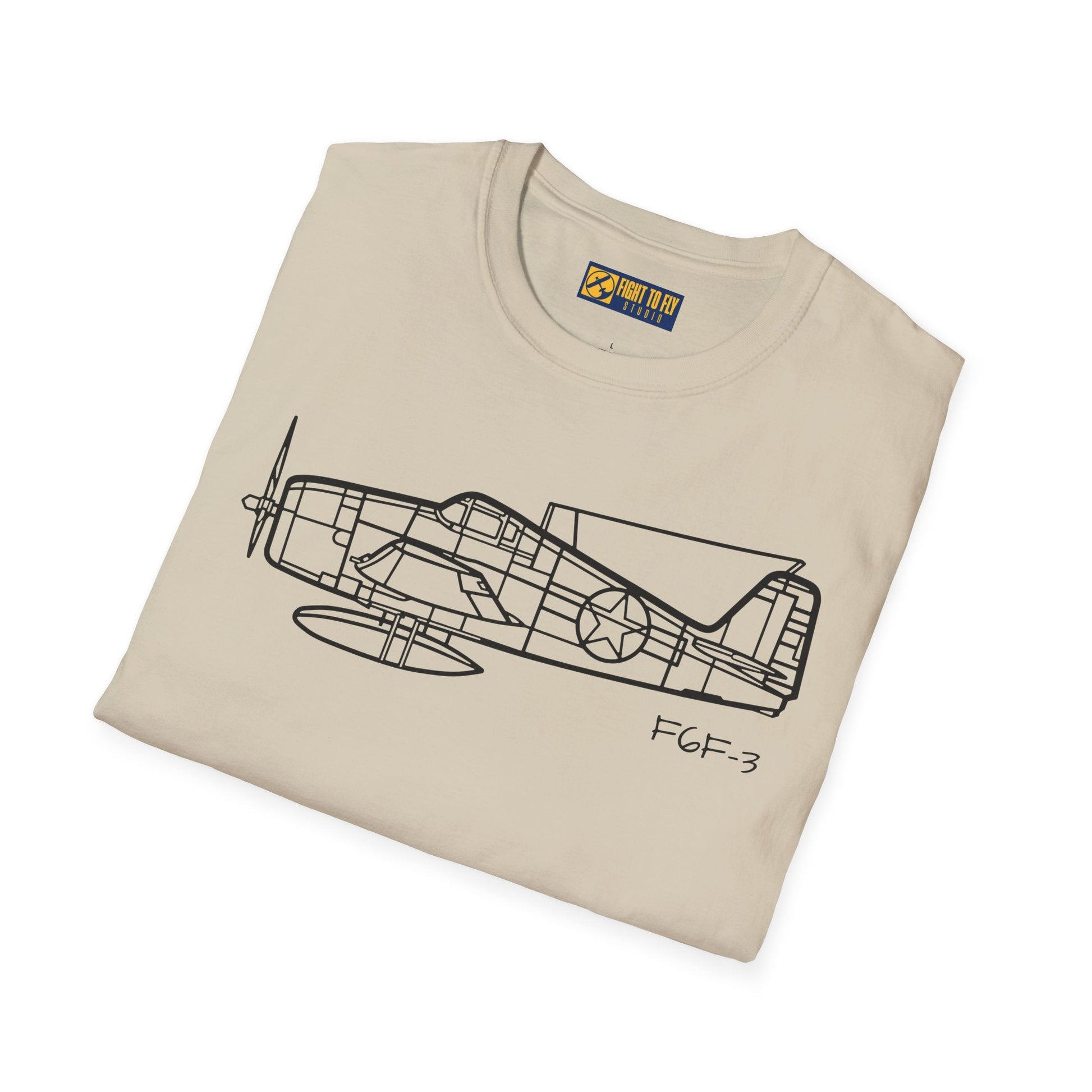 F6F-3 T-Shirt – Hellcat WWII Naval Fighter Aviation Tee - Pilot gifts - warbird t-shirt