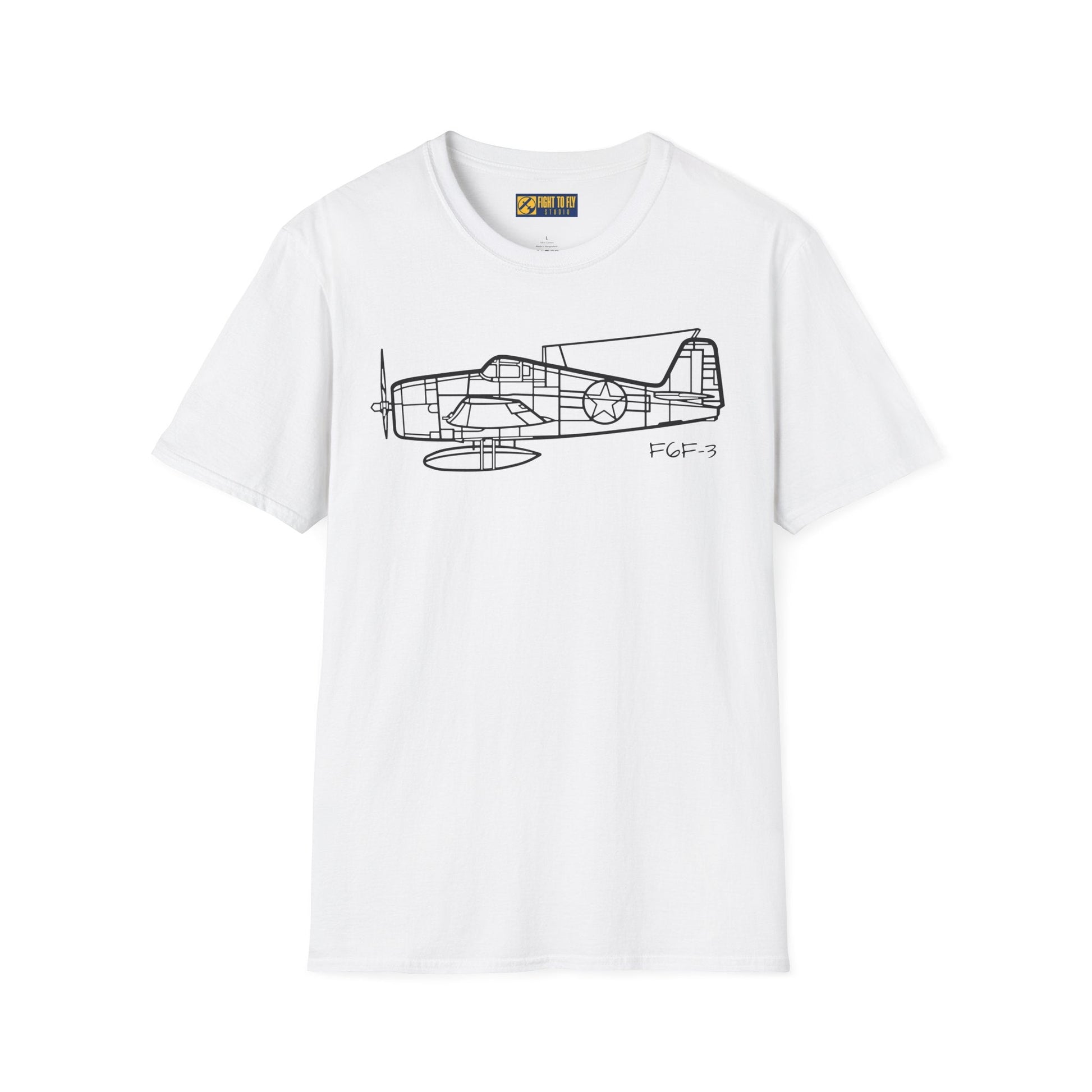 F6F-3 T-Shirt – Hellcat WWII Naval Fighter Aviation Tee - Pilot gifts - warbird t-shirt