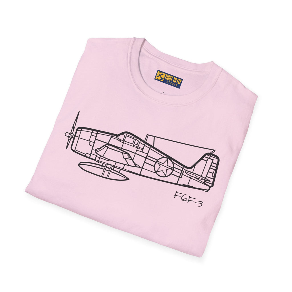 F6F-3 T-Shirt – Hellcat WWII Naval Fighter Aviation Tee - Pilot gifts - warbird t-shirt