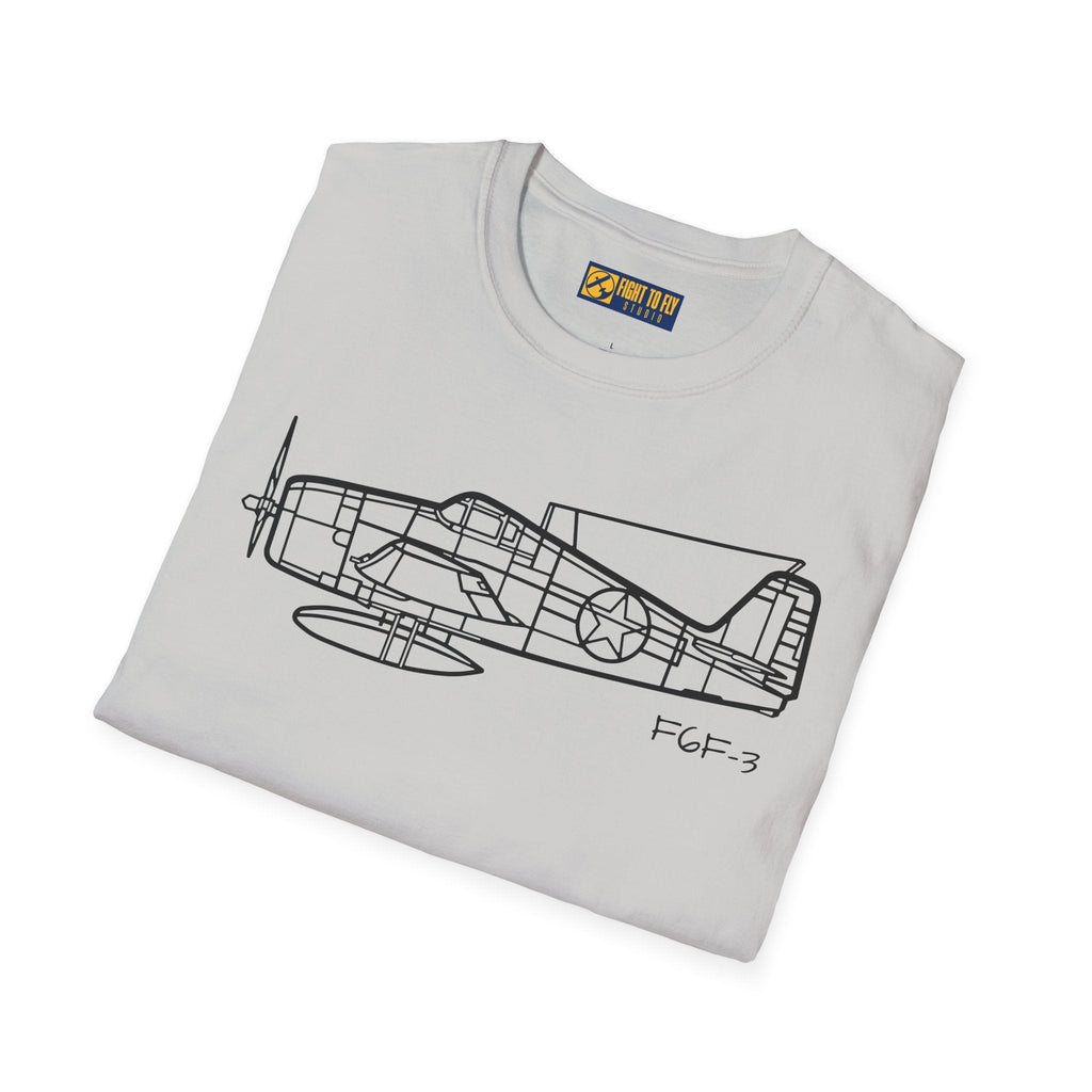 F6F-3 T-Shirt – Hellcat WWII Naval Fighter Aviation Tee - Pilot gifts - warbird t-shirt