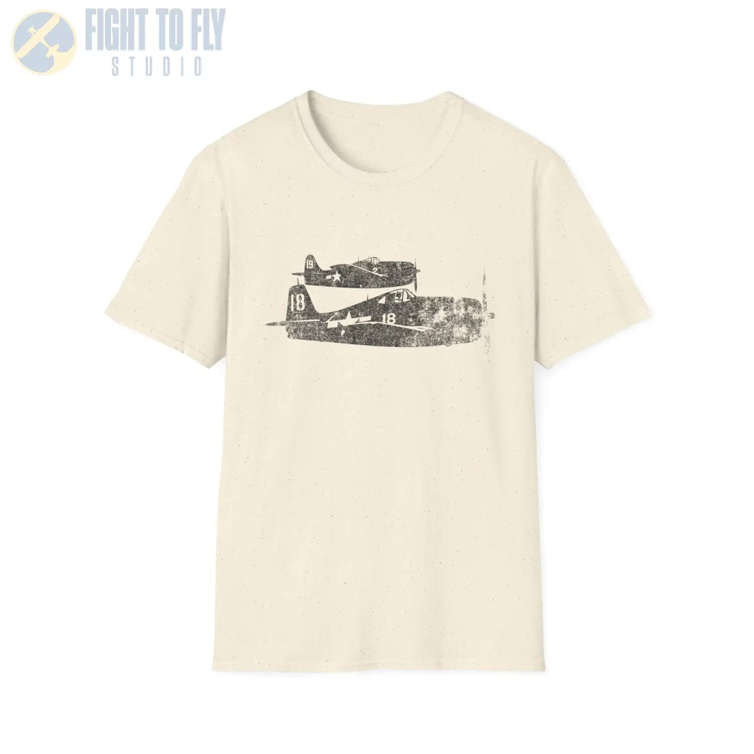 F6F Hellcat “Pair in Flight” WWII T-Shirt - Pilot gifts - warbird t-shirt