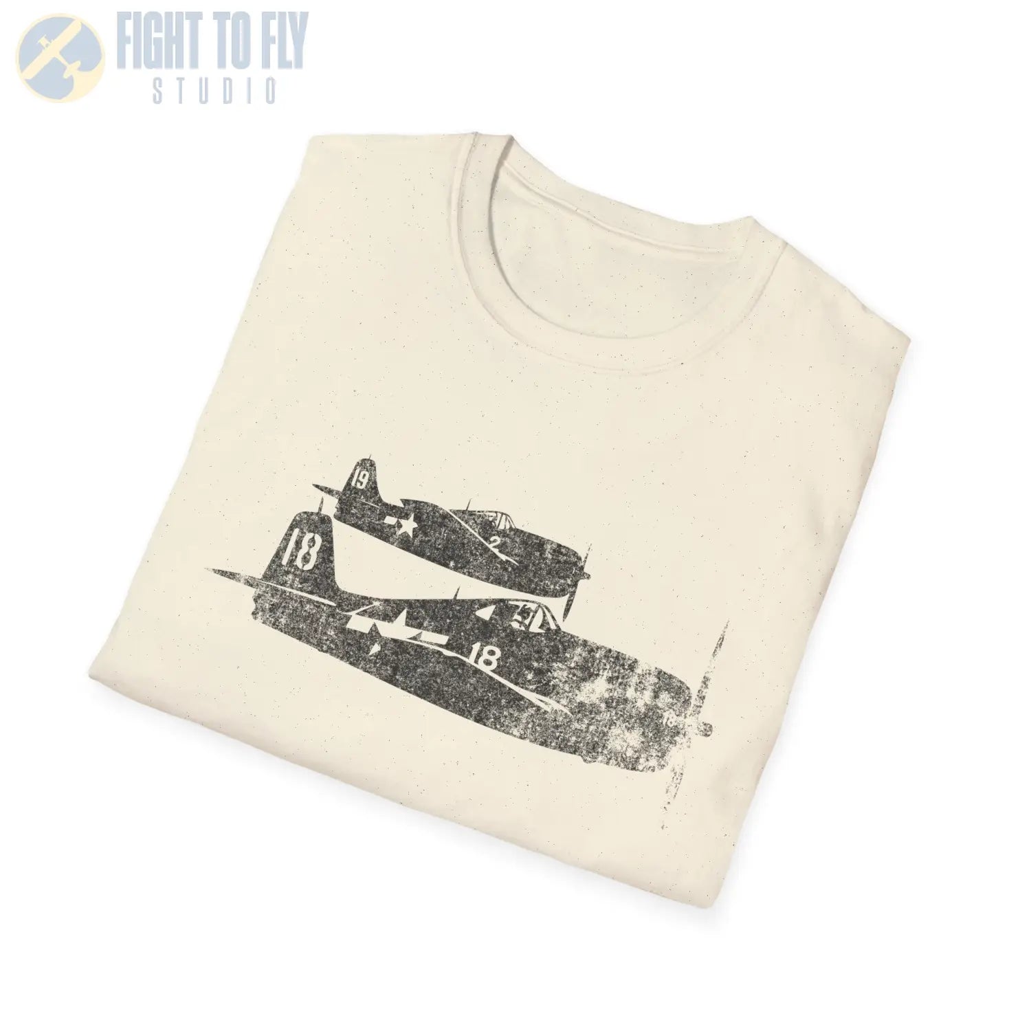 F6F Hellcat “Pair in Flight” WWII T-Shirt - Pilot gifts - warbird t-shirt