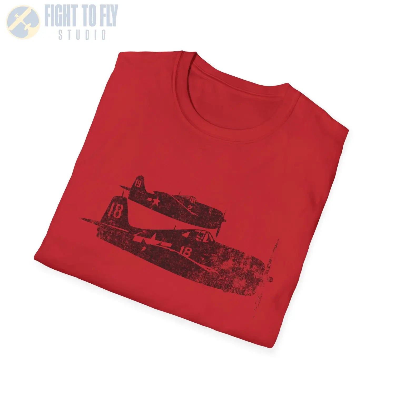 F6F Hellcat “Pair in Flight” WWII T-Shirt - Pilot gifts - warbird t-shirt